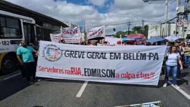 Photo of “Servidores na rua, Edmilson a culpa é tua”, protestam servidores municipais