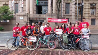 Photo of Às vésperas de julgamento popular, ciclistas de Belém e outras três cidades fazem homenagem à Marina Harkot