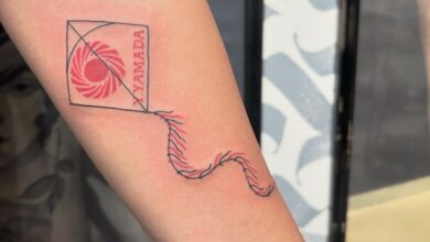 Photo of Homem faz tatuagem de “pipa da Yamada” e viraliza na web