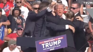 Photo of Donald Trump sofre atentado durante comício, na Pensilvânia