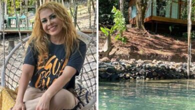 Photo of Joelma aproveita igarapé no interior do Pará