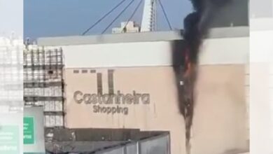 Photo of Incêndio atinge Shopping Castanheira. Assista ao vídeo