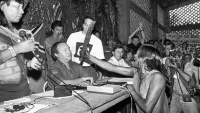 Photo of Morre Tuíre, a guerreira Kayapó que parou a construção de Belo Monte com um facão