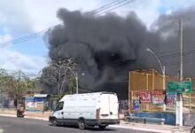 Photo of Incêndio atinge lanchas em marina na orla de Belém