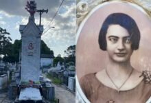 Photo of Lenda da “Moça do Táxi” tem imagem vandalizada em cemitério de Belém e intriga visitantes