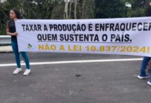 Photo of Helder Barbalho é alvo de protestos por produtores rurais em inauguração de ponte em Paragominas