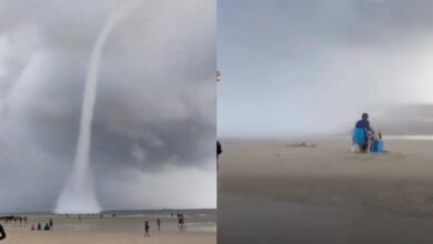 Photo of Homem é atingido por tromba d’água em Outeiro e permanece imóvel: “parecia não se importar”
