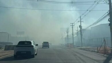 Photo of Incêndio atinge galpão no KM 2 da BR-316 em Ananindeua