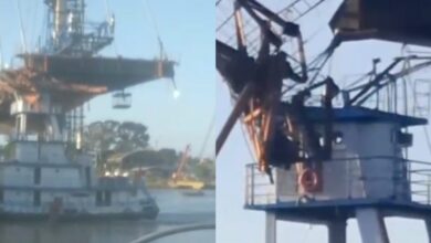 Photo of Balsa colide com ponte em construção em Outeiro, em Belém, e embarcação é apreendida