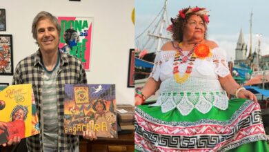 Photo of Dona Onete surpreende e compartilha foto de Walter Salles com seus discos de vinil