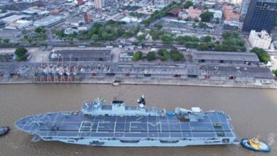 Photo of Maior navio da América Latina chega a Belém nesta semana com equipamentos militares para a COP30
