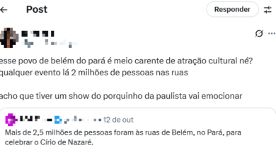 Photo of Comentário de internauta paulista sobre Círio de Nazaré gera revolta: ‘Povo de Belém é carente de atração cultural’