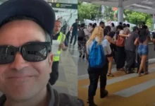 Photo of Alfonso Herrera chega a Belém para participar da COP 30 e é recebido por fãs no aeroporto