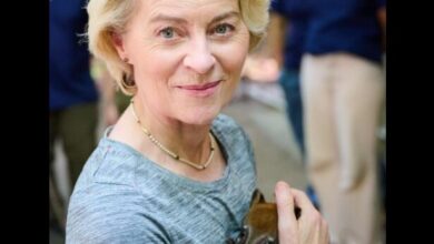 Photo of Ursula von der Leyen visita Bosque Rodrigues Alves e se encanta com quati durante passagem por Belém