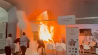 Photo of URGENTE:  Incêndio causa correria e pânico entre participantes no pavilhão dos países da Blue Zone da COP 30