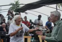 Photo of Contra a anistia: Fafá de Belém canta com Caetano Veloso em ato no Rio de Janeiro