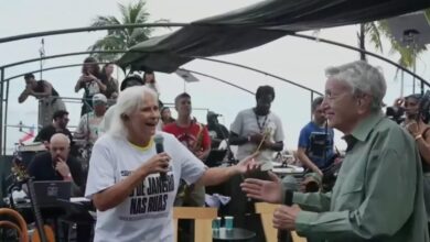 Photo of Contra a anistia: Fafá de Belém canta com Caetano Veloso em ato no Rio de Janeiro