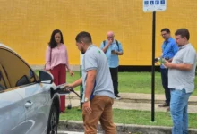 Photo of Pará financia primeira estação de recarga para carros elétricos feita 100% com fibras amazônicas