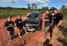Photo of Carro com influenciadores do fisiculturismo capota na rodovia Transamazônica, no Pará