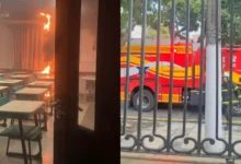 Photo of Incêndio atinge sala de aula do Colégio Marista na avenida Nazaré, em Belém
