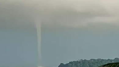 Photo of Tromba d’água é registrada no rio em Barcarena e chama atenção de moradores