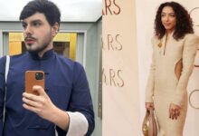 Photo of Alice Carvalho usa vestido com fibras da Amazônia criado pelo estilista paraense Marco Normando no Oscar 2026