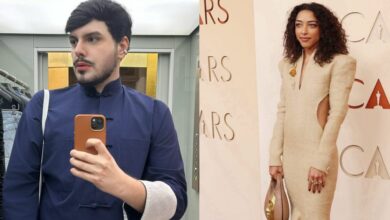 Photo of Alice Carvalho usa vestido com fibras da Amazônia criado pelo estilista paraense Marco Normando no Oscar 2026