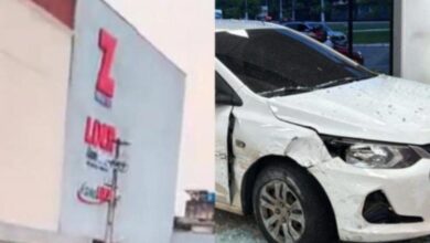 Photo of Tiroteio após perseguição policial termina com carro dentro do supermercado Líder, em Belém