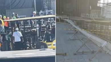 Photo of Trabalhador morre durante montagem de palco para show de Shakira no Rio de Janeiro