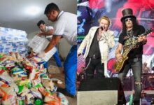 Photo of Guns N’ Roses: alimentos arrecadados em show são entregues a famílias afetadas por chuvas em Belém