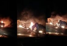 Photo of Motorista morre carbonizado após colisão entre carretas na BR-163 em Novo Progresso