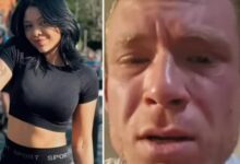 Photo of Após traição e fim do noivado, americano grava vídeo chorando e pede perdão à influenciadora paraense Ariadne Andrade