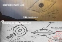 Photo of Desenho de influenciador após suposto avistamento de OVNI lembra registro da Operação Prato em Colares