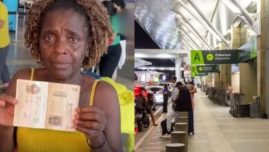 Photo of Viagem de mulher de Serra Leoa que vive no Aeroporto de Belém é adiada para agosto