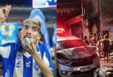 Photo of Caminhonete invade rua decorada para a Copa do Mundo, atropela “Pampam”, outras pessoas e deixa local sem prestar socorro em Belém