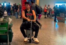 Photo of Wanderley Andrade e Nosso Tom se encontram em aeroporto e vídeo repercute nas redes sociais