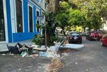 Photo of Colchão e berço são descartados em calçada na Avenida Gentil Bittencourt, em Belém