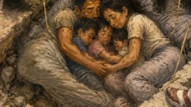 Photo of IMAGENS FORTES: Família venezuelana é encontrada abraçada sob escombros oito dias após terremoto