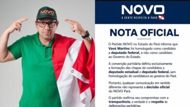 Photo of Novo divulga nota e afirma em coletiva que Vavá Martins foi homologado apenas para deputado federal