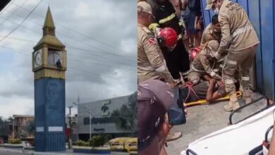 Photo of Homem é resgatado após subir em torre de relógio em Capanema