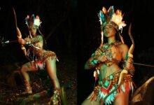 Photo of Lia Mendonça surge caracterizada como indígena em nova vinheta do Rancho do Maia