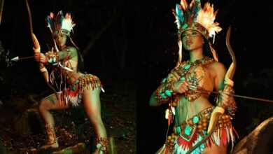 Photo of Lia Mendonça surge caracterizada como indígena em nova vinheta do Rancho do Maia