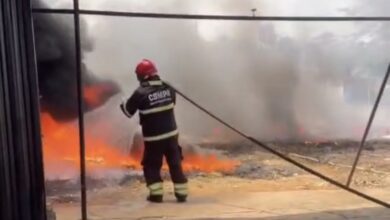 Photo of Incêndio atinge área próxima à Rodoviária de Tucuruí