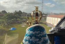 Photo of Nossa Senhora de Nazaré chega de helicóptero para programação do Círio em Tracuateua
