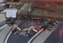 Photo of PRF apreende sete pistolas escondidas em caixa de açaí durante fiscalização na BR-316, em Benevides
