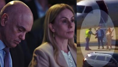 Photo of Fotos associam desembarque de Moraes de jatinho a participação em evento do LIDE no Rio