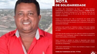 Photo of Presidente do PT em Tailândia é baleado dentro de escritório e fica em estado grave