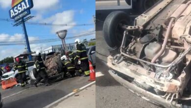 Photo of Motorista morre após carro capotar e atingir outro veículo na BR-316, em Ananindeua