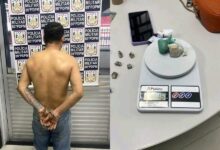 Photo of Homem é detido com drogas durante abordagem da Polícia Militar em Anajás