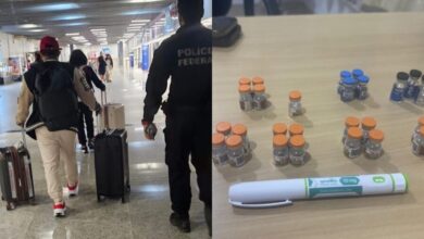 Photo of PF prende duas pessoas com medicamentos emagrecedores no Aeroporto de Santarém